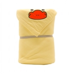 爱尔家纺（AIERJF） 小黄鸭浴巾 六层纱布婴儿可用安全放心黄（100*100cm）/条