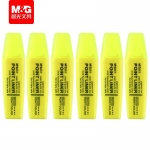晨光（M&G） 12支/盒 MG2150荧光笔单头彩色标记记号笔黄色