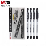 晨光(M&G) 1728支/箱 AGPK3704中性笔0.5mm经典拔帽款子弹头签字笔办公水笔黑色