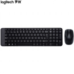 罗技（Logitech）MK220键鼠套装无线办公多媒体带无线2.4G接收器 黑色