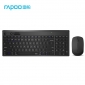 雷柏（Rapoo）无线蓝牙鼠标键盘套装多模式MAC家用办公专用键鼠琦莎 8100M白色