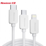 纽曼（Newmine） XS13数据线苹果/Type-c/安卓USB-C一拖三