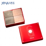 洁玉（Jeyu）  超柔赛络毛巾双条礼盒装    红色版TG19-03BH