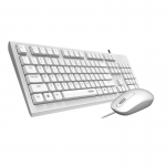 雷柏（Rapoo）X120PRO键盘鼠标套装 白色