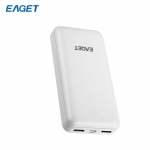 忆捷（EAGET） EP302  20000毫安双接口快充电源锂电池大容量便携式大容量 白色